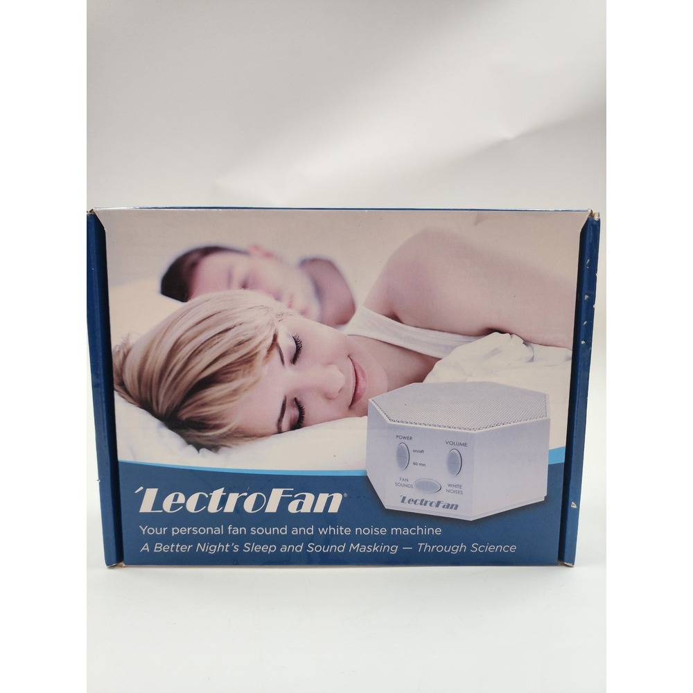 LectroFan High Fidelity White Noise Machine 20 Sleep Sounds White ASM1007-WH